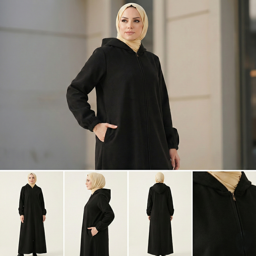 Black Hoodie Dress