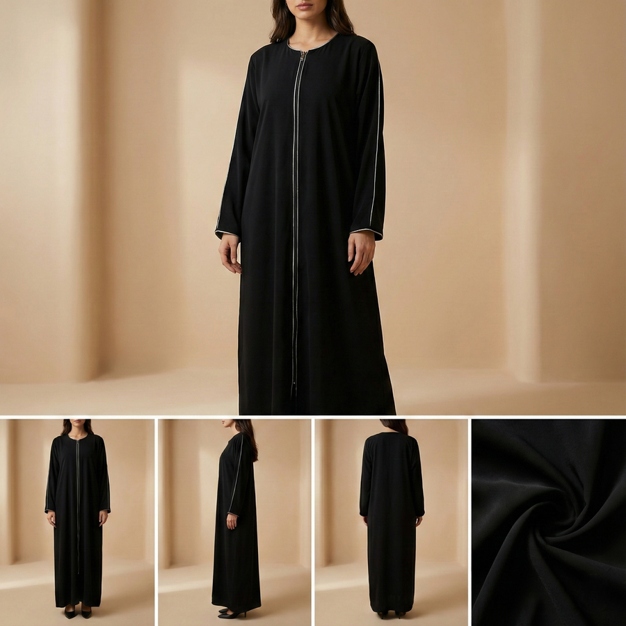 TAYA white Hajj and Umrah abaya
